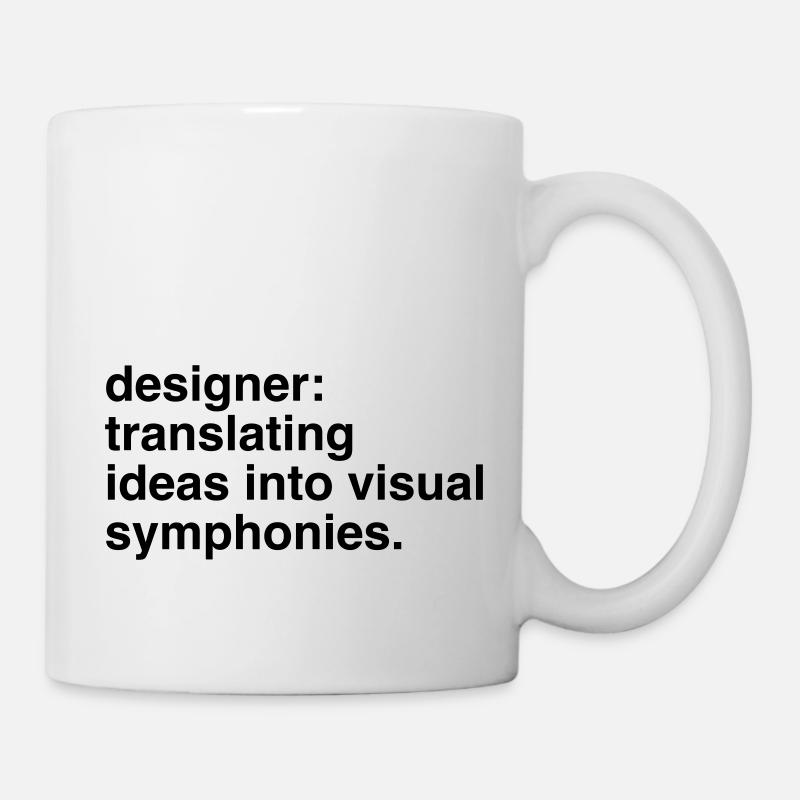 Designer Designerin Design 013 - Tasse - Weiß