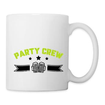 Équipage de fête - Mug blanc - blanc - Droite
