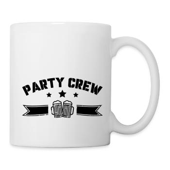Équipage de fête - Mug blanc - blanc - Droite