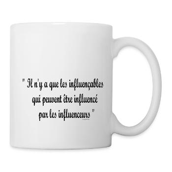 LES INFLUENCEURS 1 - Mug blanc - blanc - Droite
