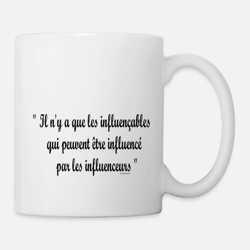LES INFLUENCEURS 1 - Mug blanc - blanc
