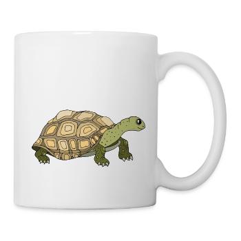 Tortue - Mug blanc - blanc - Droite