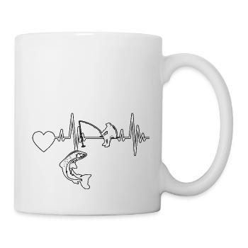Fishing, fishing, fishing hooks, anglers, fishing - Mug - white - Right