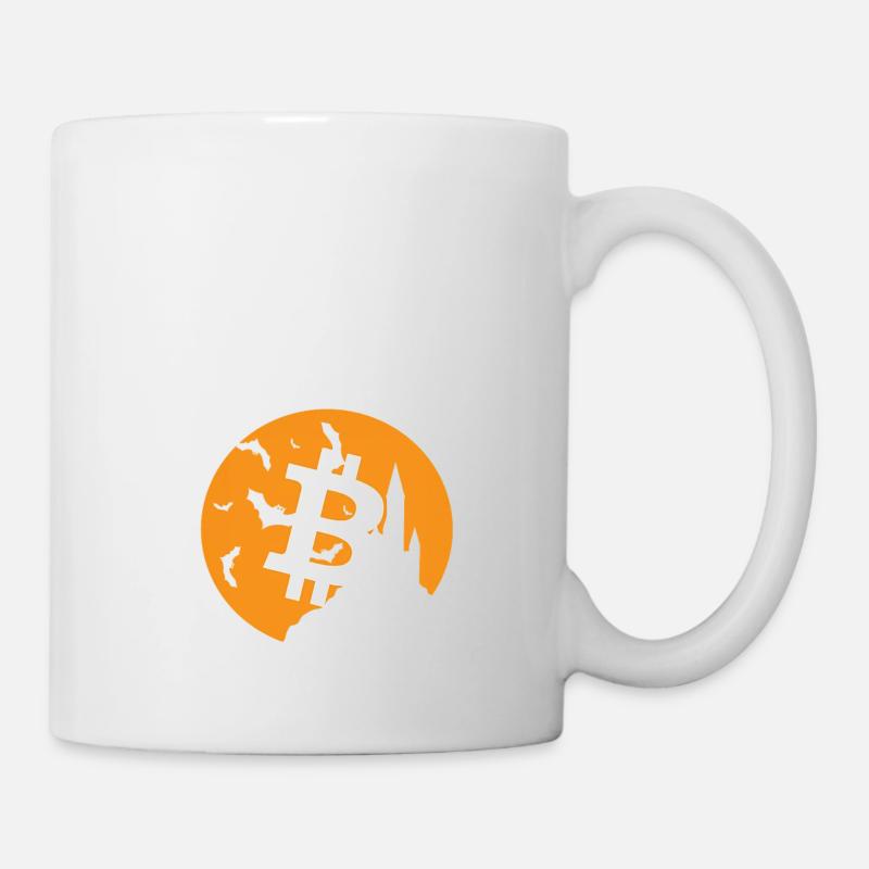 Bitcoin Halloween - Mug - white