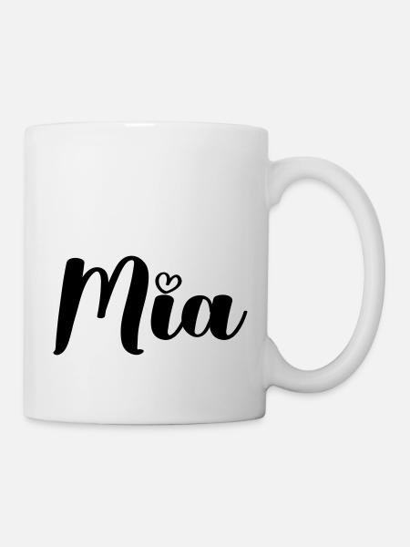 mia - Tasse - Weiß