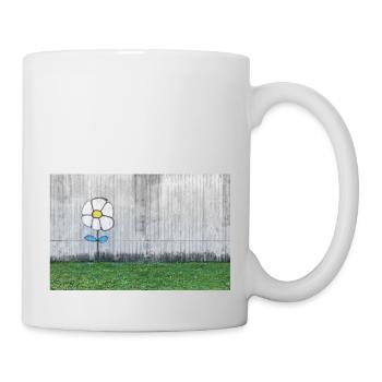 Graffiti of a daisy - Mug - white - Right