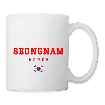 Seongnam Korea - Tasse - Weiß - Rechts