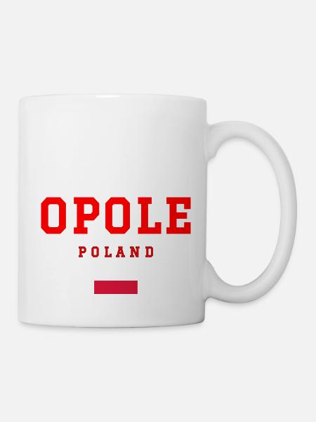 Opole Polen - Tasse - Weiß