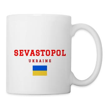 Sébastopol, Ukraine - Mug blanc - blanc - Droite