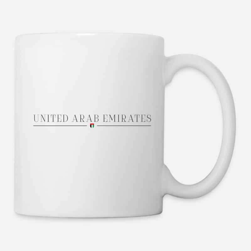 Émirats arabes unis - Mug blanc - blanc