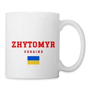 Jytomyr, Ukraine - Mug blanc - blanc - Droite