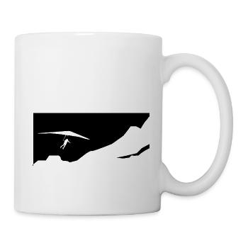 Montagne - Parapente - (12) - Mug blanc - blanc - Droite