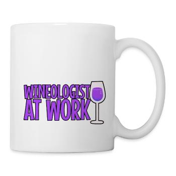 Wineologist At Work 2 - Mug - white - Right
