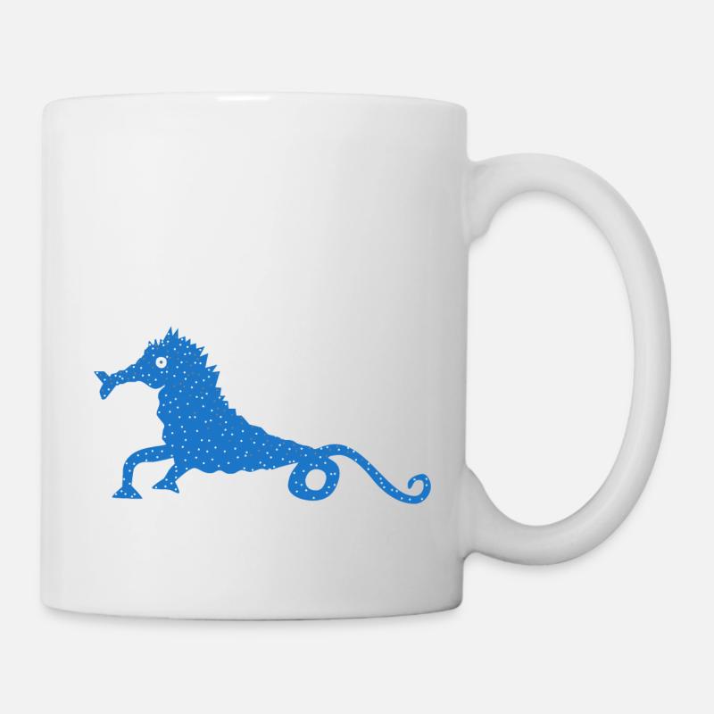 See-Pferdchen - Tasse - Weiß
