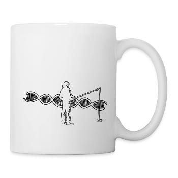 Fishing Fishing Angler Fishing Hook - Mug - white - Right