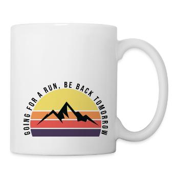 Trail Run Ultra Running Trekking en montagne Course à pied - Mug blanc - blanc - Droite