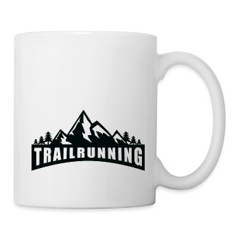 Trail Run Ultra Trail Running Berg Trekking Laufen - Tasse - Weiß - Rechts