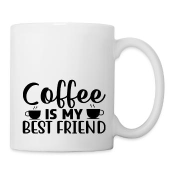 Coffee is my best Friend - Mug - white - Right