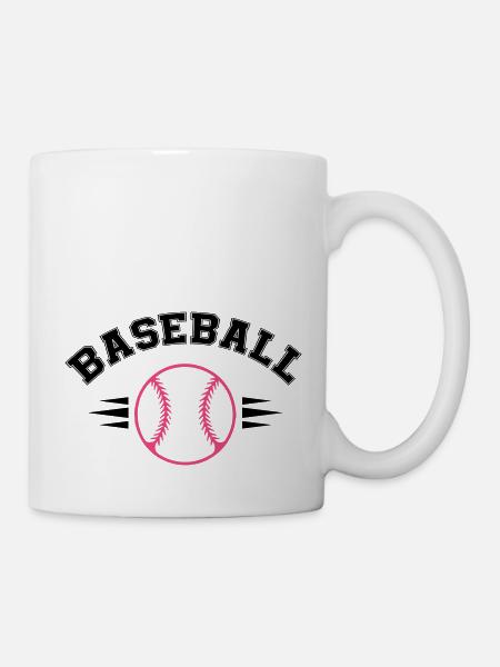 baseball - Tasse - Weiß