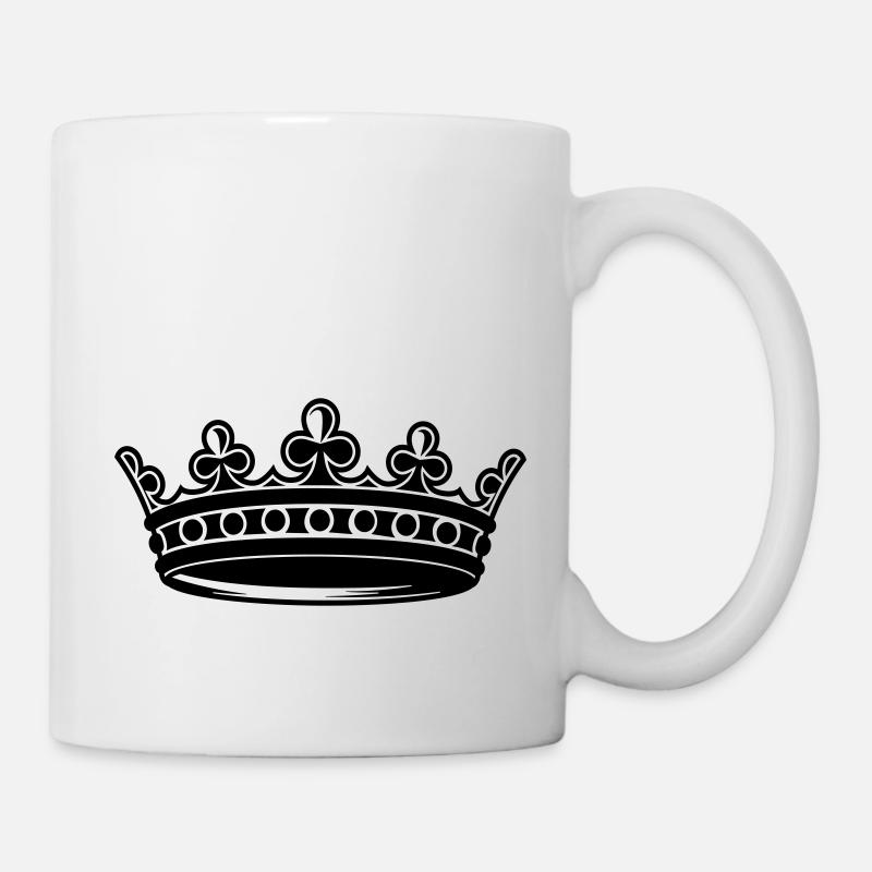 krone - Tasse - Weiß