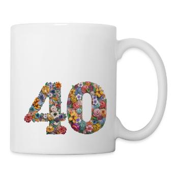 50th Birthday vintage retro Born in 1973 Birthday - Mug - white - Right
