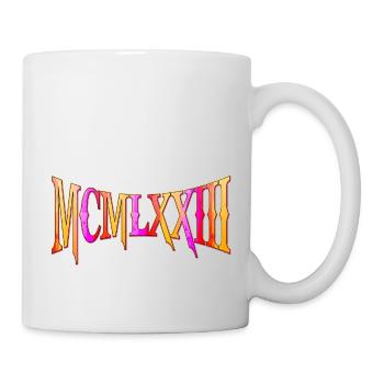 MCMLXXIII 1973 50th Birthday B-Day Birthday Gift - Mug - white - Right