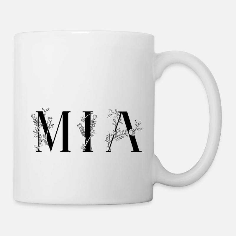 Nom - Mia - Mug blanc - blanc