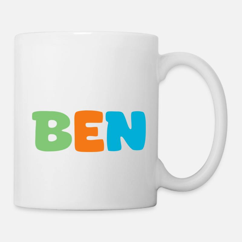 Nom - Ben - Mug blanc - blanc