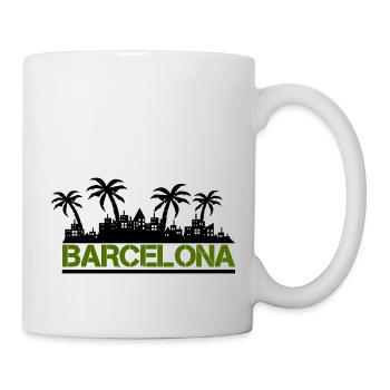 Barcelone - Mug blanc - blanc - Droite