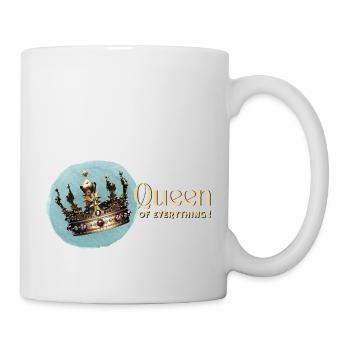 Reine de tout - Mug blanc - blanc - Droite