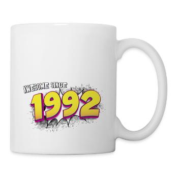 Retro 31st birthday in Pop Art Comic Book Style - Mug - white - Right