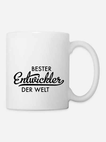 Bester Entwickler der Welt - Tasse - Weiß
