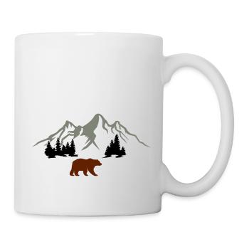 Bear Mountains Nature - Mug - white - Right
