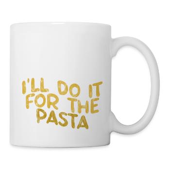 Je le ferai pour les pâtes 3 - Mug blanc - blanc - Droite