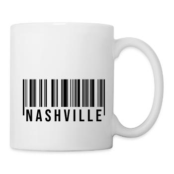 Nashville Barcode - Tasse - Weiß - Rechts