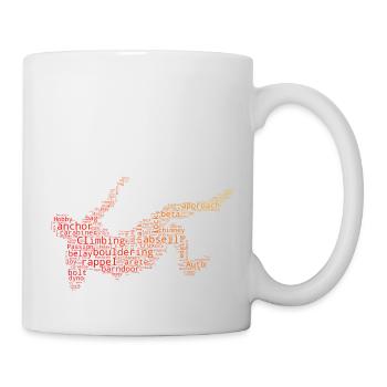 Escalade de bloc Escalade Hommes Grimpeurs - Mug blanc - blanc - Droite