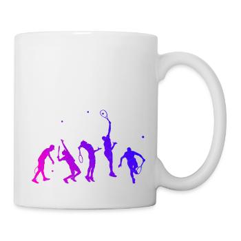 Jouer au tennis Tennis pour hommes Jouer avec des joueurs de tennis - Mug blanc - blanc - Droite