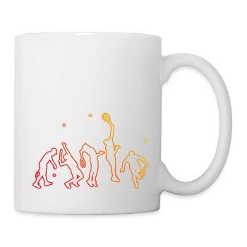 Femmes Hommes Tennis Jouer au tennis Jouer au tennis - Mug blanc - blanc - Droite
