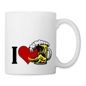 I Love Beer - Mug - white - Right