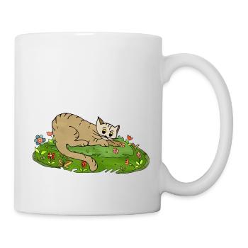 Cat - Mug - white - Right