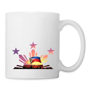 Philippines drapeau philippin fierté je cadeau - Mug blanc - blanc - Droite