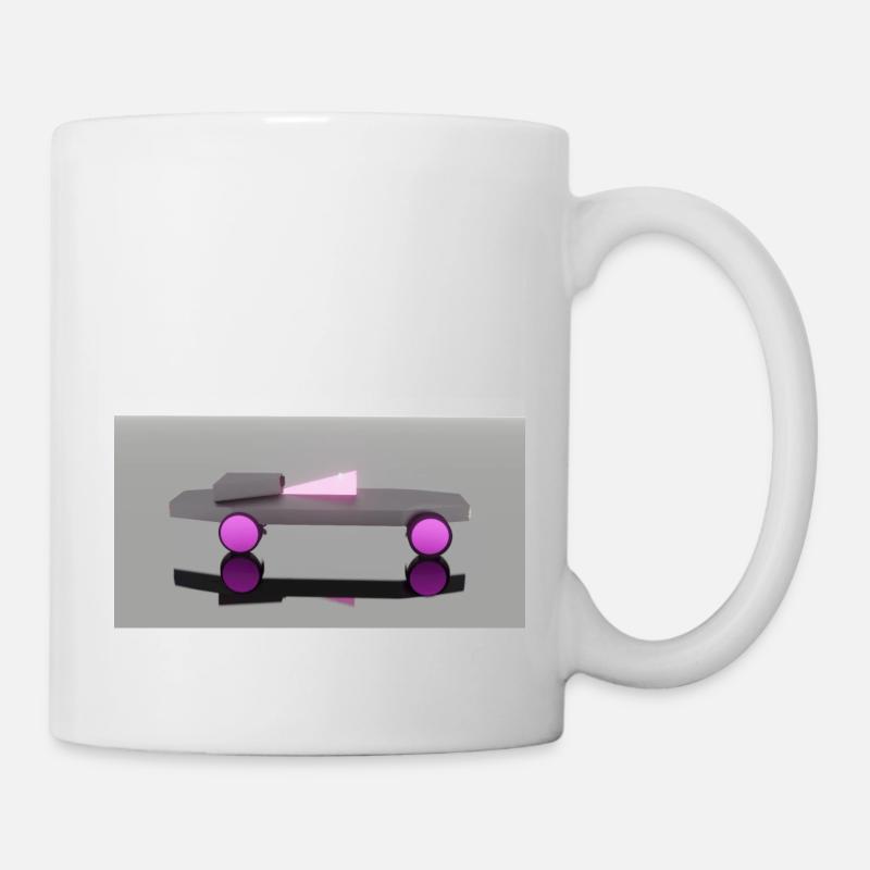 Neon Auto - Tasse - Weiß