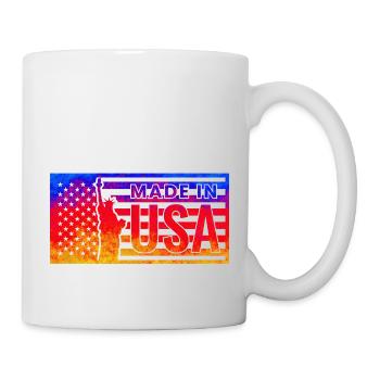 Amérique États-Unis New York Drapeau Président indien 2024 - Mug blanc - blanc - Droite