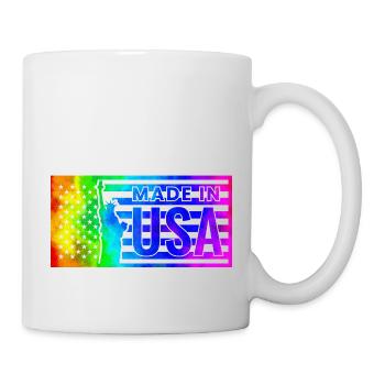 Amérique États-Unis New York Drapeau Président indien 2024 - Mug blanc - blanc - Droite