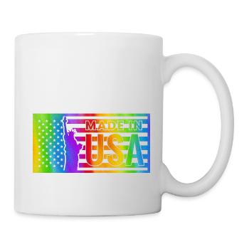 Amérique États-Unis New York Drapeau Président indien 2024 - Mug blanc - blanc - Droite