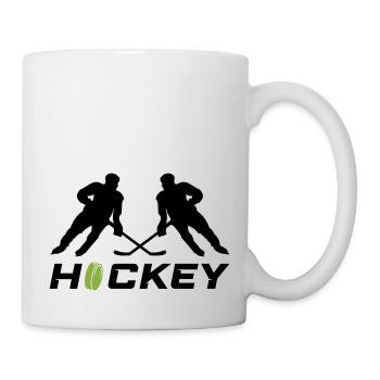 hockey - Tasse - Weiß - Rechts