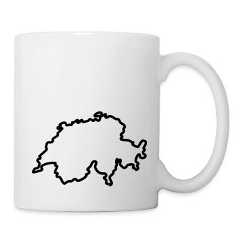 Schweiz - Tasse - Weiß - Rechts
