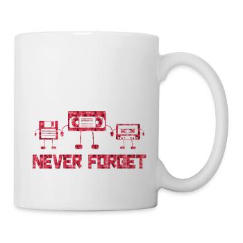 Musik, Retro, Heavy Metal, Hard Rock, Punk, Vinyl, Pop - Tasse - Weiß - Rechts