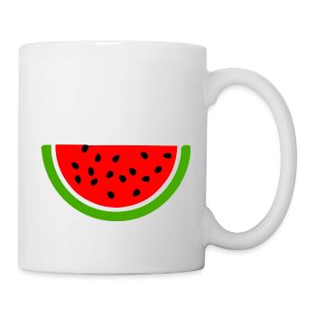 Wassermelone - Tasse - Weiß - Rechts