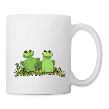Grenouilles - Mug blanc - blanc - Droite